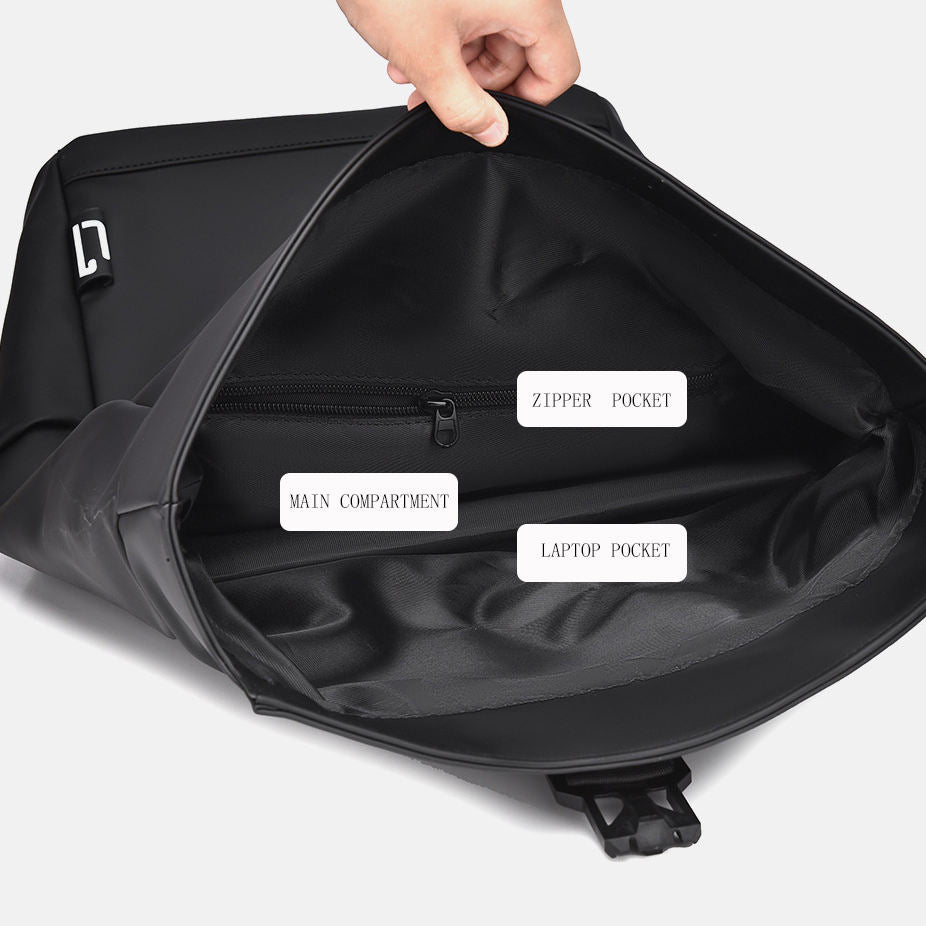 Casual waterdichte laptoprugzak voor werk en reizen