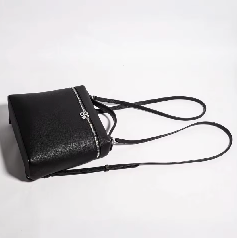 Stijlvolle clutch met dubbele ritssluiting