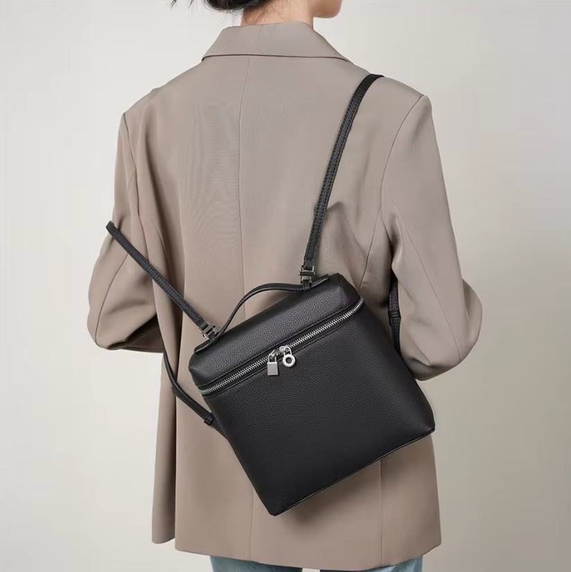 Stijlvolle clutch met dubbele ritssluiting